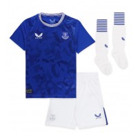 Everton Dominic Calvert-Lewin #9 Heimtrikotsatz Kinder 2024-25 Kurzarm (+ Kurze Hosen)